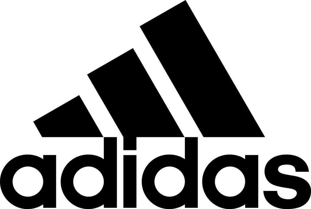 The Adidas logo features three parallel stripes, symbolizing the brand’s commitment to performance, quality, and sports innovation